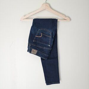 American Eagle Super Stretch Jeggings - 2014 - Dark Wash - Sz 0 Short